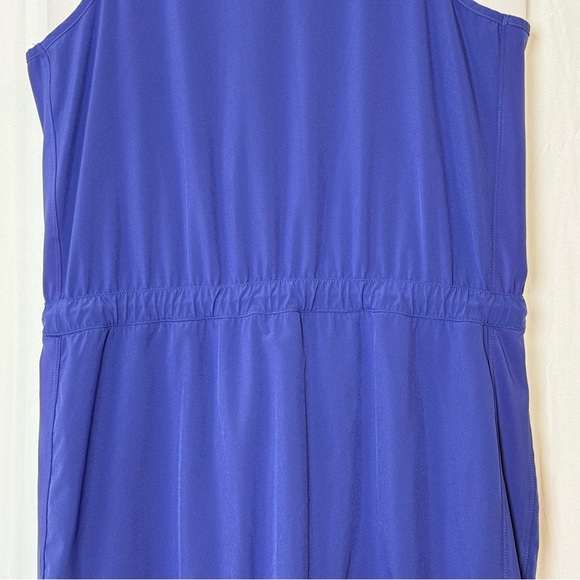 Athleta Expedition Skort Dress Romper Mesh Shorts Size 14 Blue - Picture 12 of 16